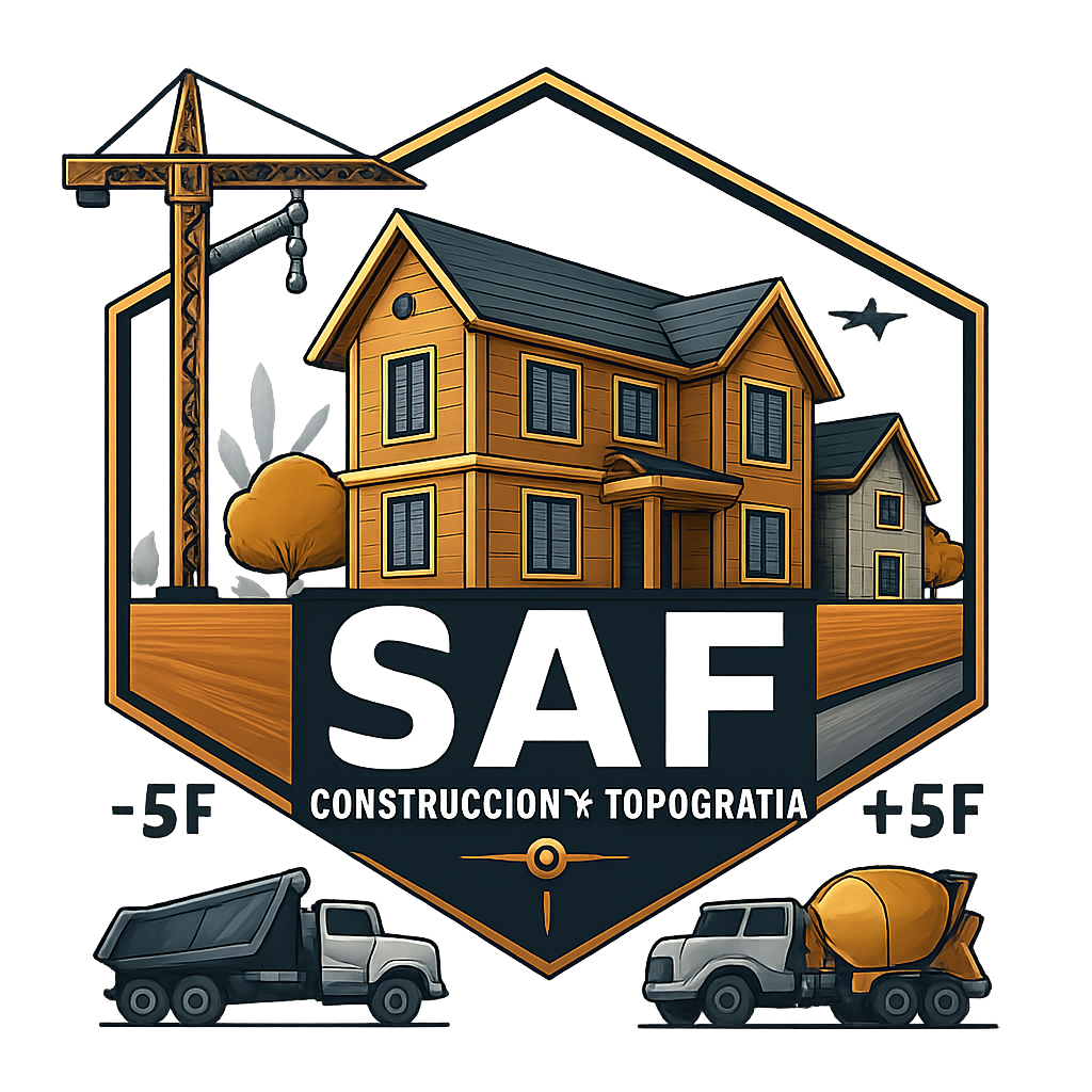 Logo SAF Construcción y Topografía